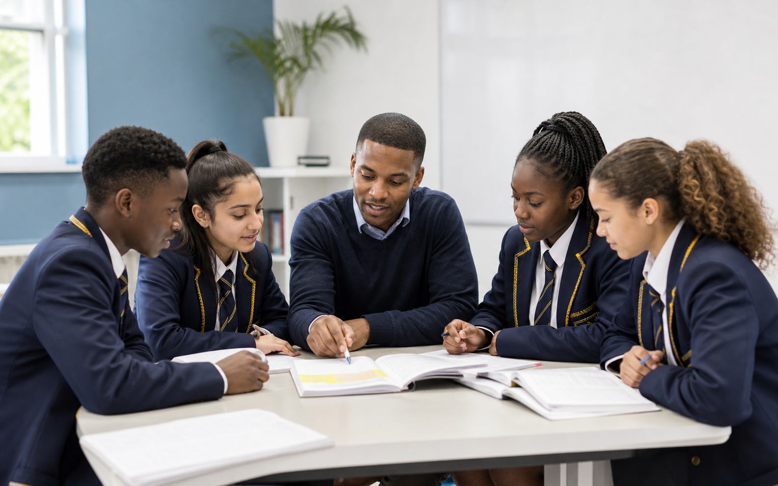 Small academic intervention class in South Africa
